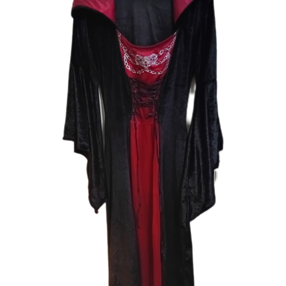 Elegant Witch Dress with Gothic Flair